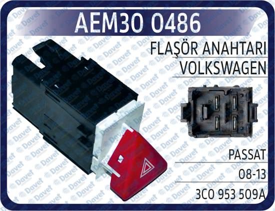 AEM 300486 Flasor Anahtari Vw Passat 08-13